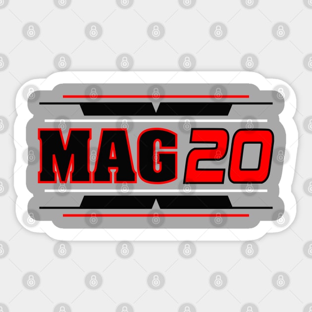 #20 MAG Logo Sticker by Lifeline/BoneheadZ Apparel